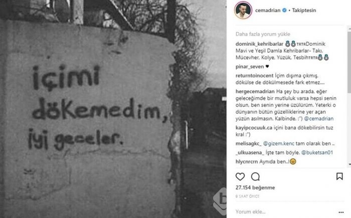 Ünlülerin Instagram paylaşımları (05.03.2018)
