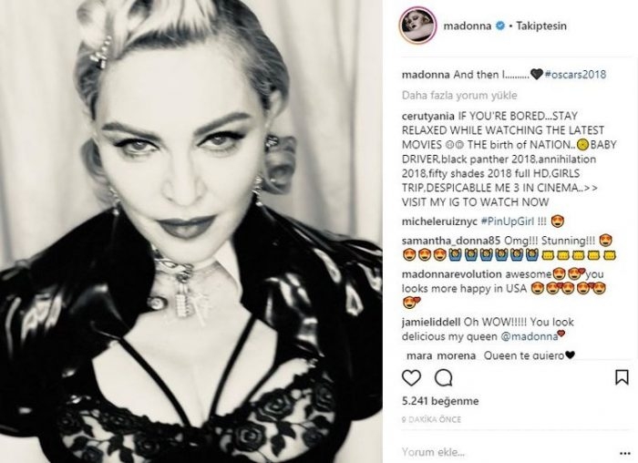 Ünlülerin Instagram paylaşımları (05.03.2018)
