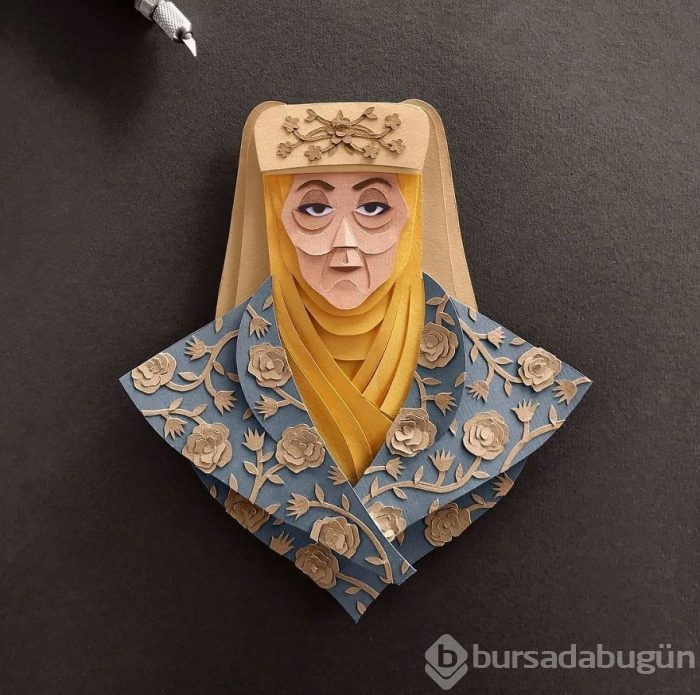 Kağıttan Game of Thrones karakterleri
