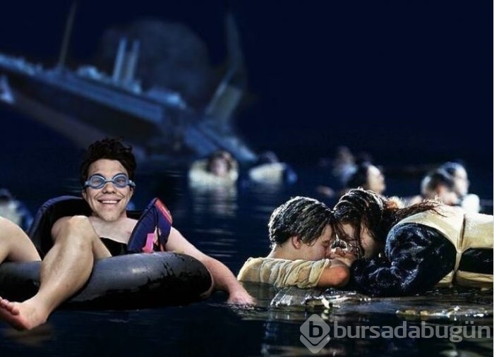 Fotoşopla ünlülerin arasına böyle girdi!
