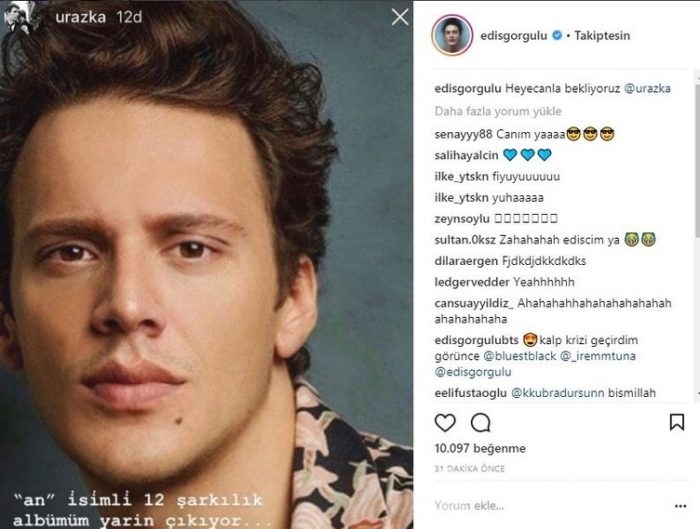 Ünlü isimlerin Instagram paylaşımları (06.03.2018)
