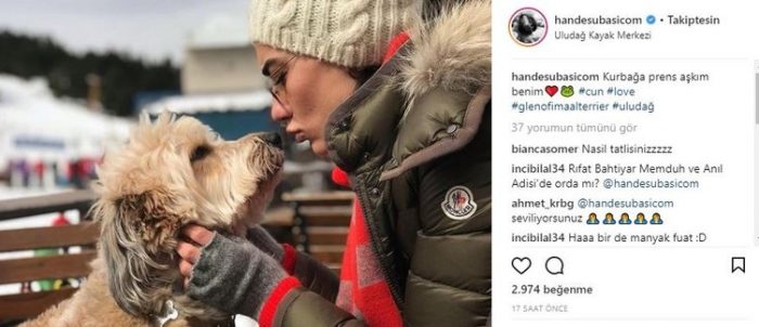 Ünlü isimlerin Instagram paylaşımları (06.03.2018)
