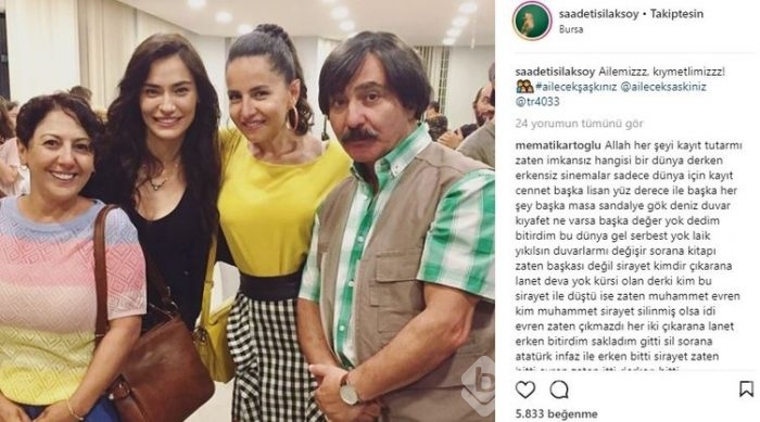 Ünlü isimlerin Instagram paylaşımları (06.03.2018)
