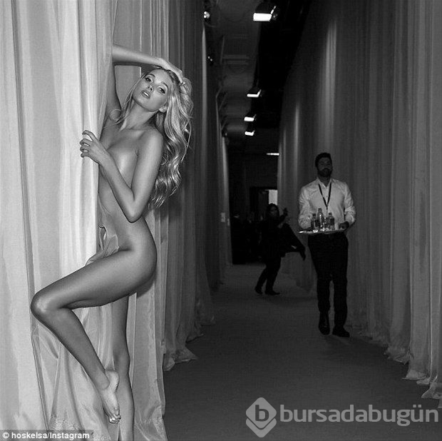 Elsa Hosk nefes kesti!
