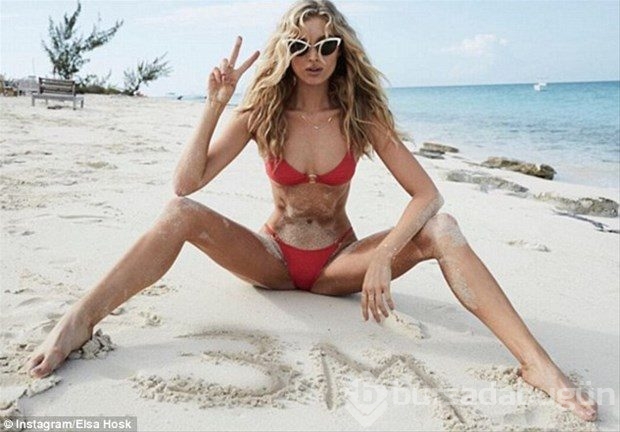 Elsa Hosk nefes kesti!