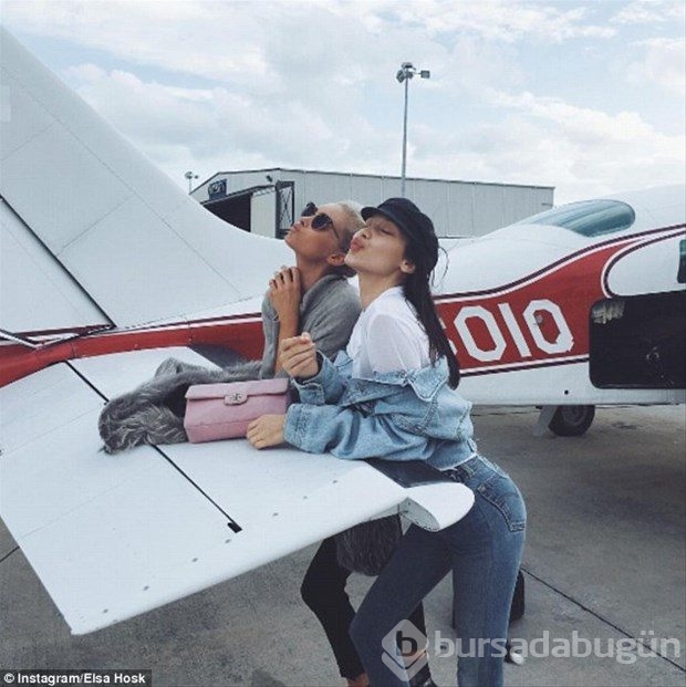 Elsa Hosk nefes kesti!