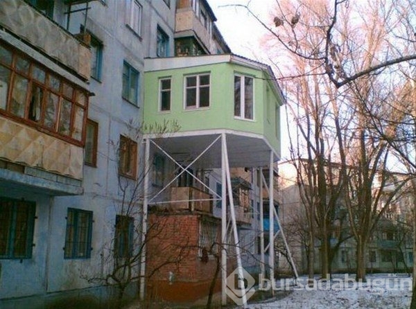 Rusya'nın çılgın balkonları