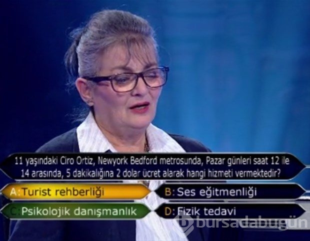 Kim Milyoner Olmak İster'de ilginç sorular
