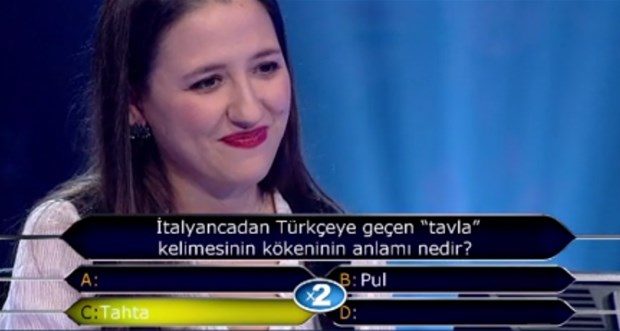 Kim Milyoner Olmak İster'de ilginç sorular
