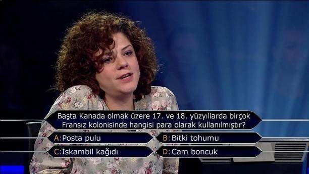 Kim Milyoner Olmak İster'de ilginç sorular
