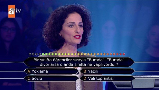 Kim Milyoner Olmak İster'de ilginç sorular
