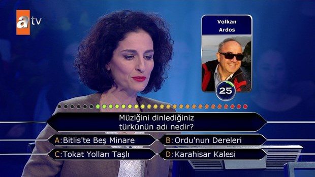 Kim Milyoner Olmak İster'de ilginç sorular
