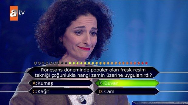 Kim Milyoner Olmak İster'de ilginç sorular
