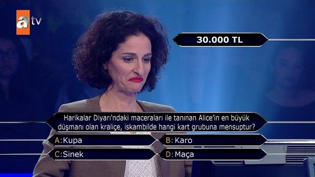 Kim Milyoner Olmak İster'de ilginç sorular
