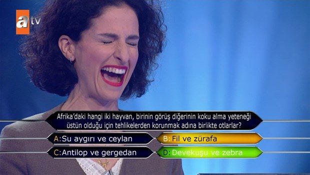 Kim Milyoner Olmak İster'de ilginç sorular

