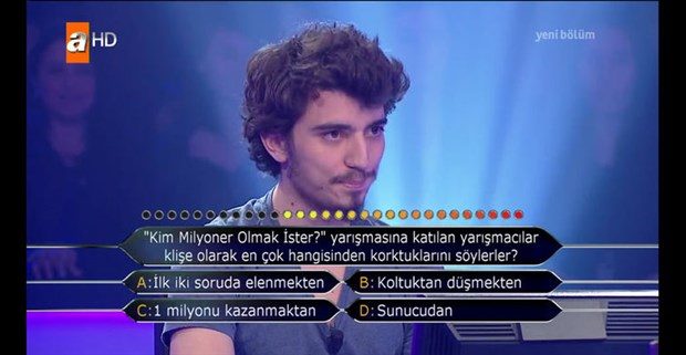 Kim Milyoner Olmak İster'de ilginç sorular
