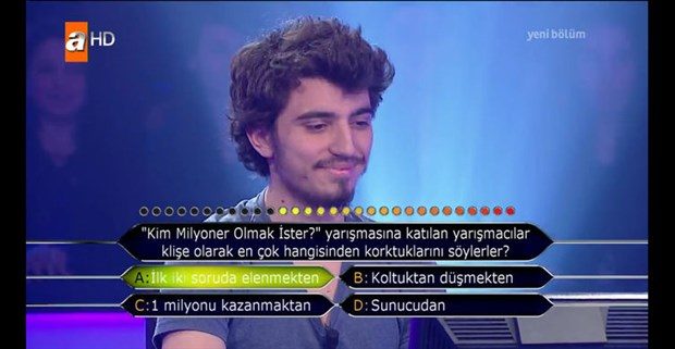 Kim Milyoner Olmak İster'de ilginç sorular
