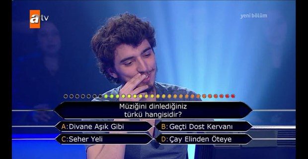 Kim Milyoner Olmak İster'de ilginç sorular
