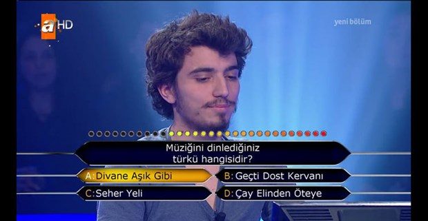Kim Milyoner Olmak İster'de ilginç sorular
