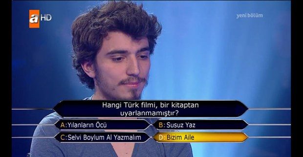Kim Milyoner Olmak İster'de ilginç sorular
