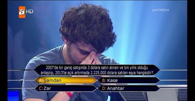 Kim Milyoner Olmak İster'de ilginç sorular
