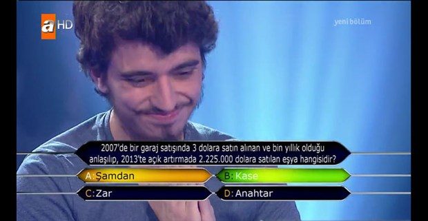 Kim Milyoner Olmak İster'de ilginç sorular
