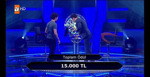 Kim Milyoner Olmak İster'de ilginç sorular
