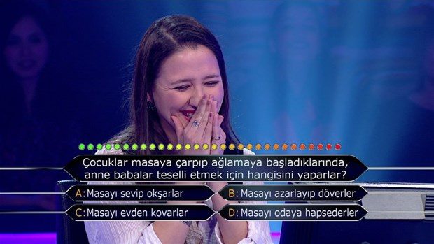 Kim Milyoner Olmak İster'de ilginç sorular
