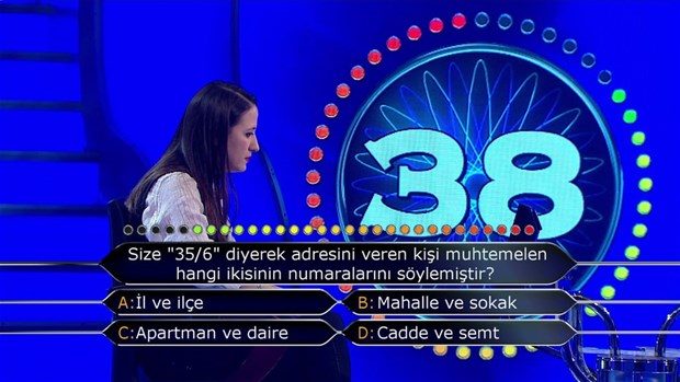 Kim Milyoner Olmak İster'de ilginç sorular
