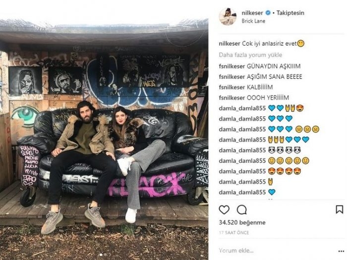 Ünlülerin Instagram paylaşımları (07.03.2018)
