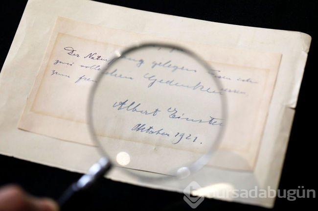 Albert Einstein'in aşk notu açık artırmayla satıldı!