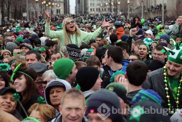 İrlanda'nın St. Patrick's Day Festivali'nden renkli anlar