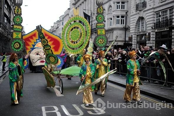 İrlanda'nın St. Patrick's Day Festivali'nden renkli anlar