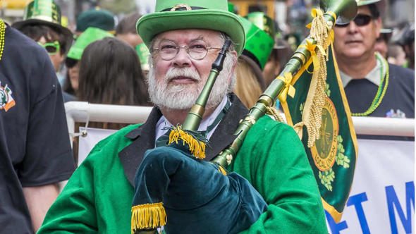 İrlanda'nın St. Patrick's Day Festivali'nden renkli anlar