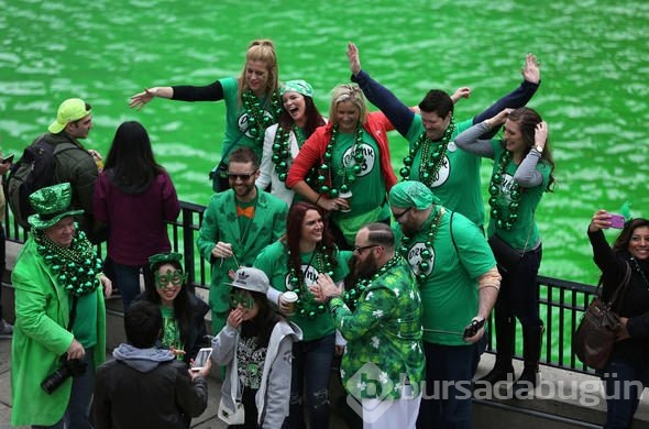 İrlanda'nın St. Patrick's Day Festivali'nden renkli anlar