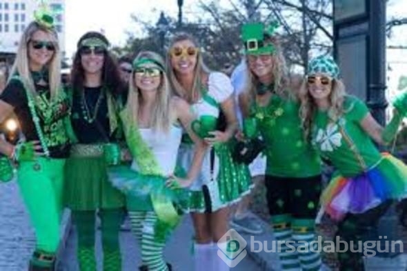 İrlanda'nın St. Patrick's Day Festivali'nden renkli anlar