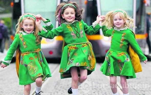 İrlanda'nın St. Patrick's Day Festivali'nden renkli anlar