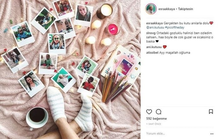Ünlülerin instagram paylaşımları