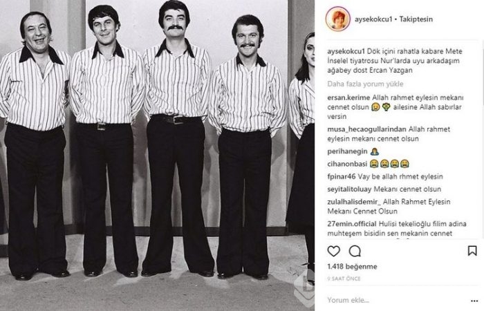 Ünlülerin instagram paylaşımları