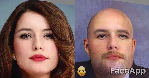 Faceapp uygulamasıyla kadın ünlüler erkek olursa!