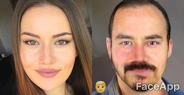 Faceapp uygulamasıyla kadın ünlüler erkek olursa!