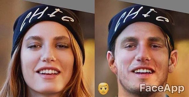 Faceapp uygulamasıyla kadın ünlüler erkek olursa!