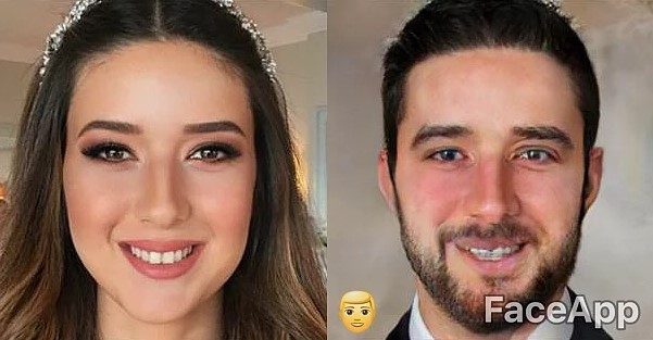 Faceapp uygulamasıyla kadın ünlüler erkek olursa!