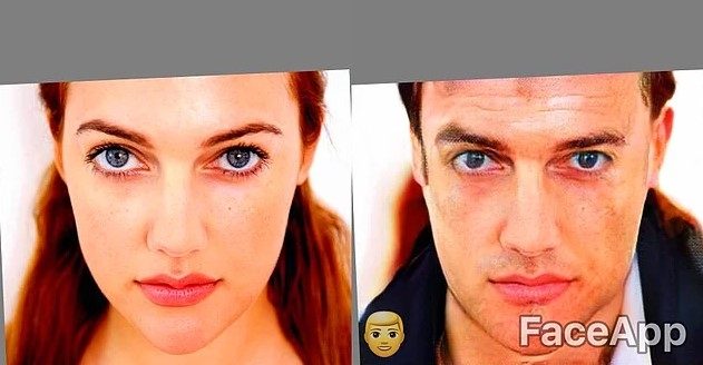 Faceapp uygulamasıyla kadın ünlüler erkek olursa!