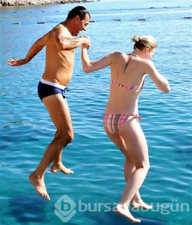 Yazın ilk görüntüleri Bodrum'dan