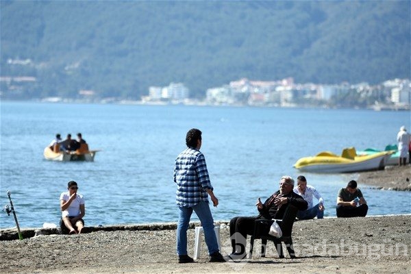 Yazın ilk görüntüleri Bodrum'dan
