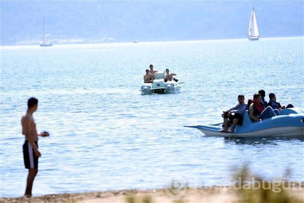 Yazın ilk görüntüleri Bodrum'dan