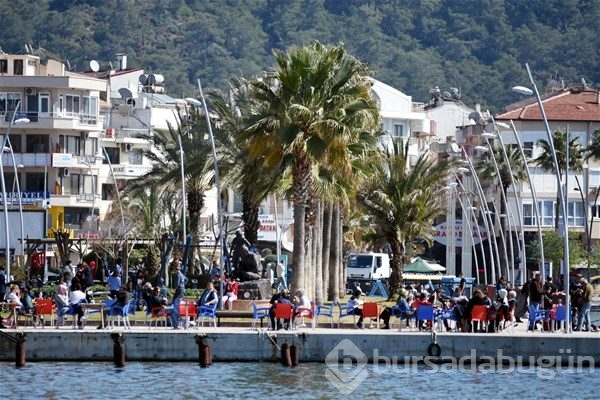 Yazın ilk görüntüleri Bodrum'dan