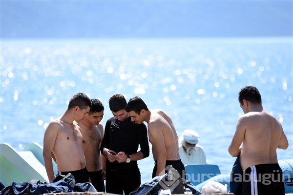 Yazın ilk görüntüleri Bodrum'dan