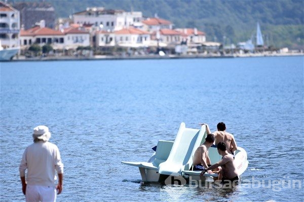 Yazın ilk görüntüleri Bodrum'dan